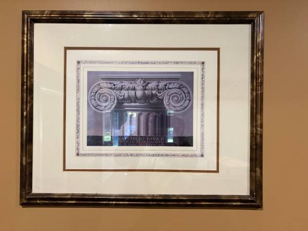 Ionic Column Wall Art 1