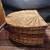 Picnic Basket Wicker Leather Plaid Dishware 10 thumbnail
