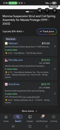 New monroe brand quick strut & spring coil assembly 1