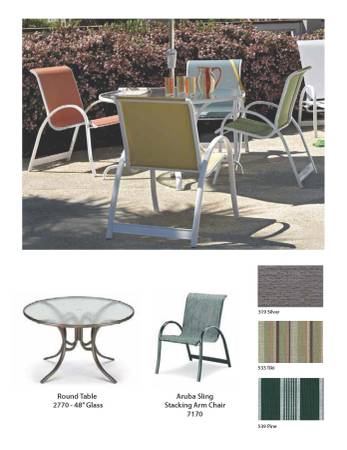 Telescope Casual Furniture Patio Dining Set - New in Box 1