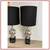 Maison Barbier Style Chrome + Marble Table Lamps, Pair 8 thumbnail