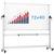 VIZ-PRO Double-Sided Magnetic Mobile Whiteboard, 72 x 40 Inches, Rolling Dry Era 1 thumbnail