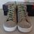Fergalicious by Fergie Huey taupe size 7 M high top shoes rhinestones 1 thumbnail