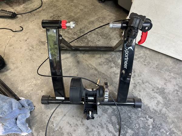 Stationary bike setup 1