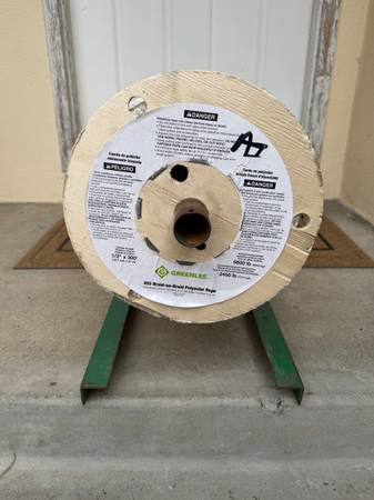 Greenlee #455 Pull Rope - Braided Polyester -1/2"x300ft - 9800 lb Test 1