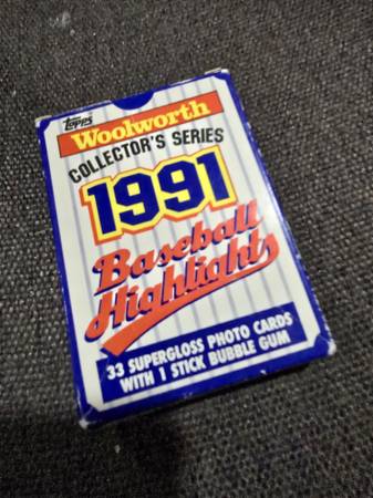 1991 Topps Woolworth Baseball Highlights 1
