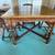 Antique Solid Oak Table with 4 Captains Chairs 1 thumbnail