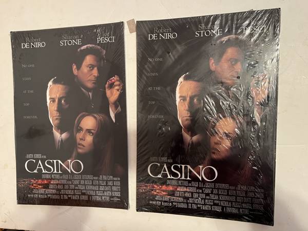 1995 CASINO movie posters DeNiro, Pesci, Stone *quantity 1