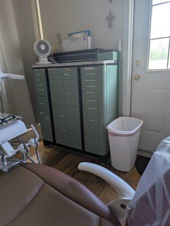 Vintage dentists cabinet 1