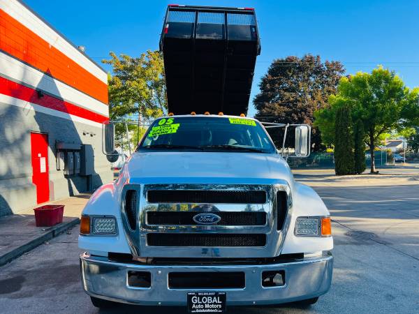 2005 FORD F-650 CREW DIESEL 101K.MI. 20FT.DUMP NEW BUILD TRUCK**SALE** - $38,900 (PORTLAND OREGON)63477122953985122