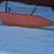 Vintage 1960s child's metal red ironing board 5 thumbnail