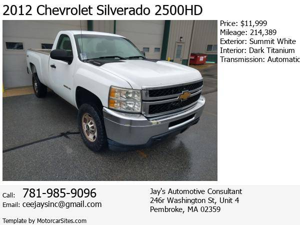 2012 Chevrolet Silverado K2500 HD 4x4 Pickup de Florida - $11,999 (Pembroke)63615494043267122