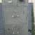 UNIQUE Vintage Metal Filing Cabinet on Wheels w/ Key 2 thumbnail