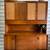 1960s Mid Century 2 Piece Hutch China Cabinet 7 thumbnail