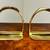 Pair of vintage Hermes style brass bookends 10 thumbnail