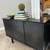 Black Sideboard Buffet Cabinet with drawers 10 thumbnail