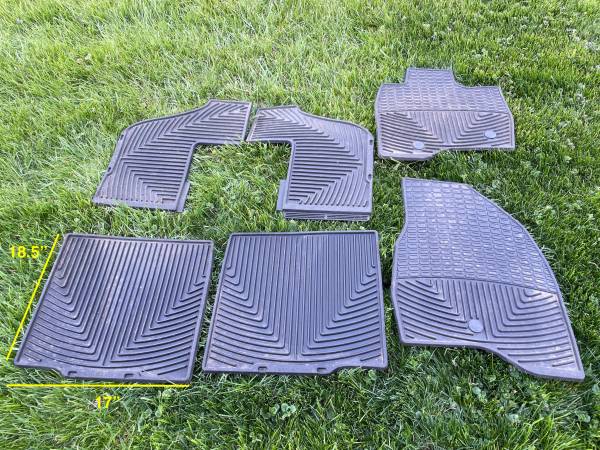WeatherTech floor mats 1