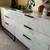 Contemporary Dresser (6-drawer) matte faux-marble laminate finish 1 thumbnail