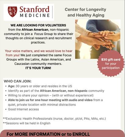 African American Focus Group Volunteers Wanted! 1