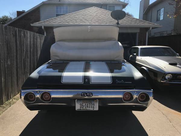 1971 Chevelle SS rear bumper 1
