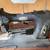 Antique White Sewing Machine in Cabinet 2 thumbnail