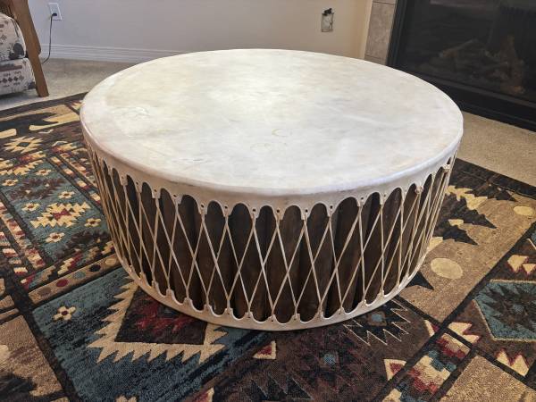 Raw Hide Coffee Table 1