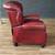 Ethan Allen Burgundy Leather Chesterfield Reclining Lounge Chair 3 thumbnail