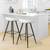 Nordic, white and bronze counter height stools 1 thumbnail