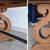 Rustic wooden dining room table that extends 2 thumbnail
