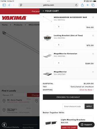 Yakima Mega Warrior + 1