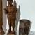 (4) VINTAGE WOOD STATUES - 2 VIRGIN MARY AND 2 FOLK ART MALE FIGURES 5 thumbnail