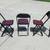 4 Vintage Metal Folding Chairs 5 thumbnail