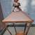HUGE CUSTOM HANDMADE SOLID COPPER POLE LANTERN 31" TALL NEW / DAMAGED 2 thumbnail
