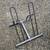 Heavy Duty Bicycle Floor Stand Garage Parking Rack For Up To 2 Bikes 1 thumbnail