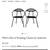 Timeless Mid Century Folding Rid Jid Steel Patio Set by Salterini 12 thumbnail