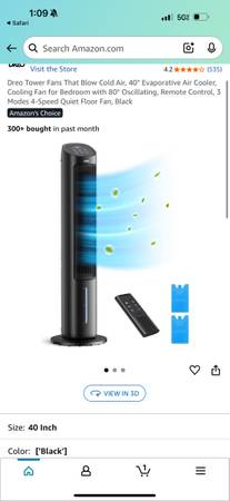 Dreo Air Coolers - $100 (Sierra Vista)63439279817601121