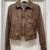 BANANA REPUBLIC BROWN LEATHER SHORT JACKET 1 thumbnail