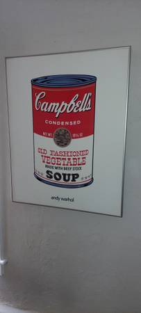 Vintage Andy Warhol Campbell's Soup Can Art Print 1