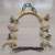 Sunshine Yellow Large Metal/Wood Arched Bird Perch/Swing with Toys 3 thumbnail