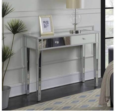 Mirrored console desk table 1