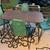 Nice Retro Dining Table W4 Chairs and Leaf 3 thumbnail