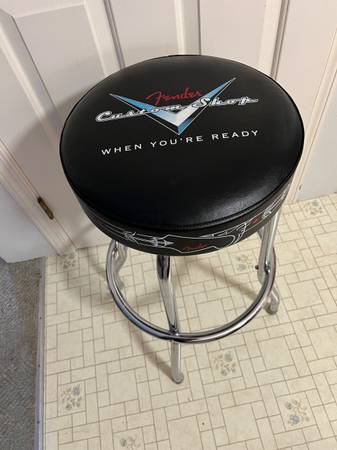 FENDER CUSTOM SHOP CHAIR 30”  Swivel  NEW 1
