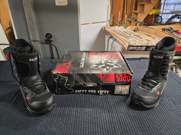 5150 FIFTY ONE FIFTY ボアシステム スノーボードブーツ 黒 Men's Snowboard Boots Size 14 Black 5150 Squadron NEW In Box