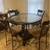 Round circle glass dining table set 1 thumbnail