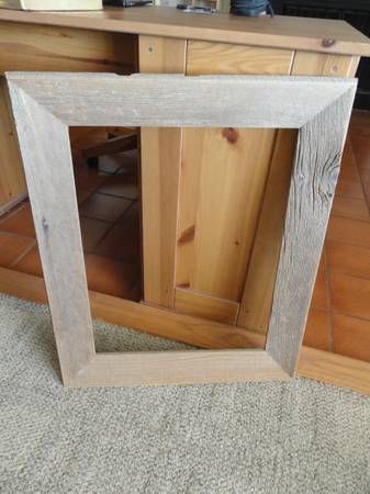 WOOD PICTURE FRAME (Rustic)  for a 16” Wide x 20” High print 1