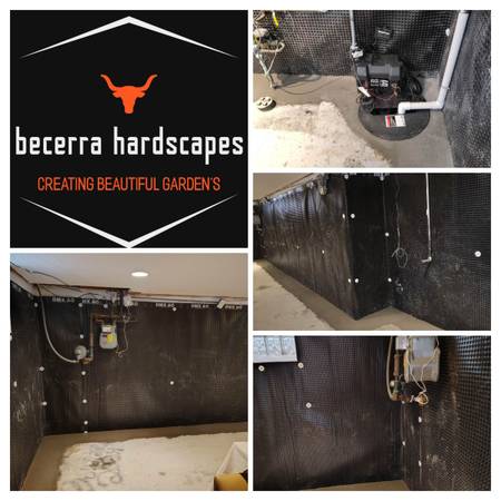 Basement waterproofing,foundation repair,driveway, retaining wall 1