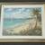 Gold Framed Beach Print Sling Chairs and Sailboats 5 thumbnail