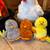 Stuffed chicken rooster with basket of ceramic eggs & chicks 2 thumbnail