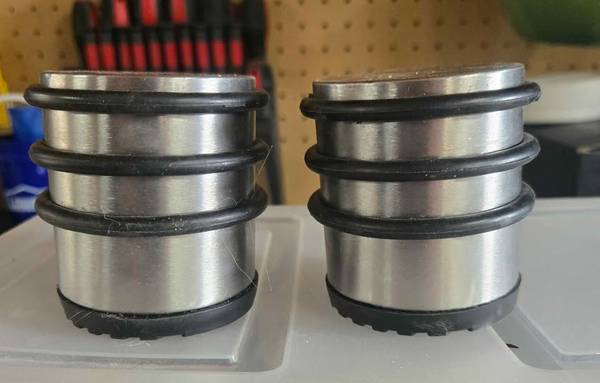 2 Heavy duty stainless steel  Door Stoppers 1