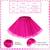 New Tutu Costume Accessories Set Tulle Tutu Skirt 4 Layered Size Large 3 thumbnail
